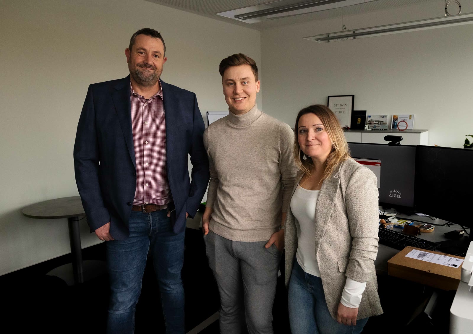 Adfire im Büro eines Partnerbetriebs